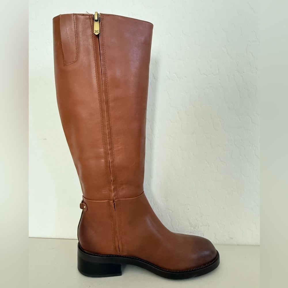 NEW Sam Edelman Women's Mable Spiced Pecan Riding Boots Women’s Size 7 - Picture 4 of 11